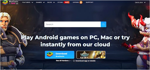 BlueStacks – Best for Gaming & Ease of Use