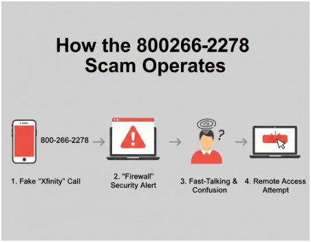 How Do Scammers Using 8002662278 Try to Trick You