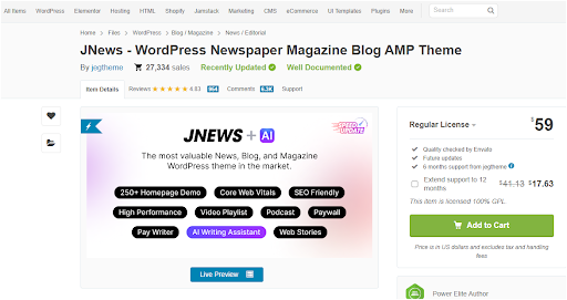 JNews Free Version