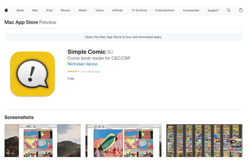 Simple Comic – Best Lightweight & Free CBR Reader